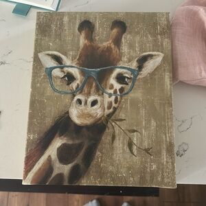 Giraffe canvas